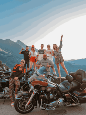 На мотоцикле в Красную Поляну: Роза Плато 1170м