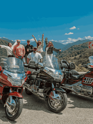 На мотоцикле в Солохаул